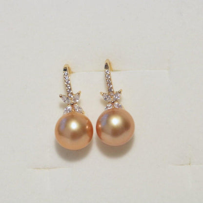 Clover Seawater Pearl Earrings - Tricky Lucky