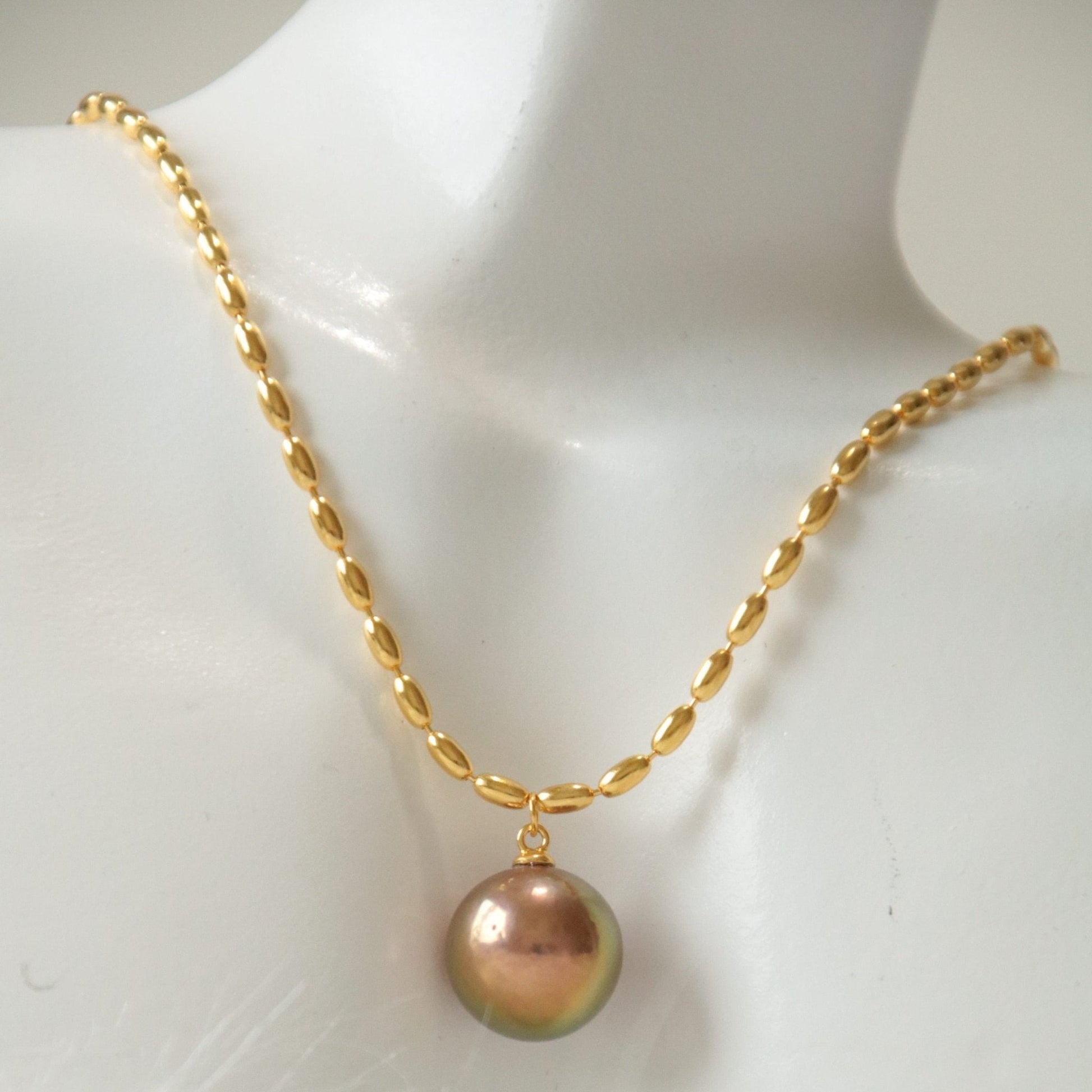 Colorful Simple Pearl Necklace - Tricky Lucky