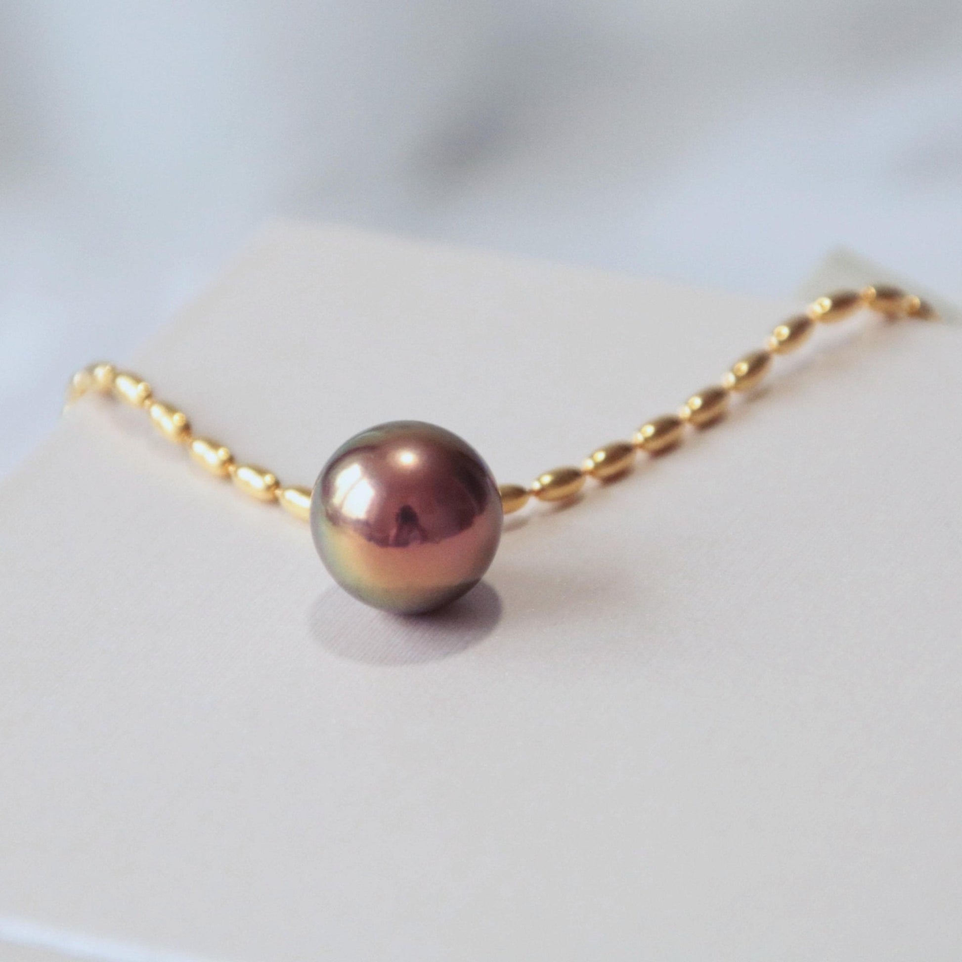 Colorful Simple Pearl Necklace - Tricky Lucky