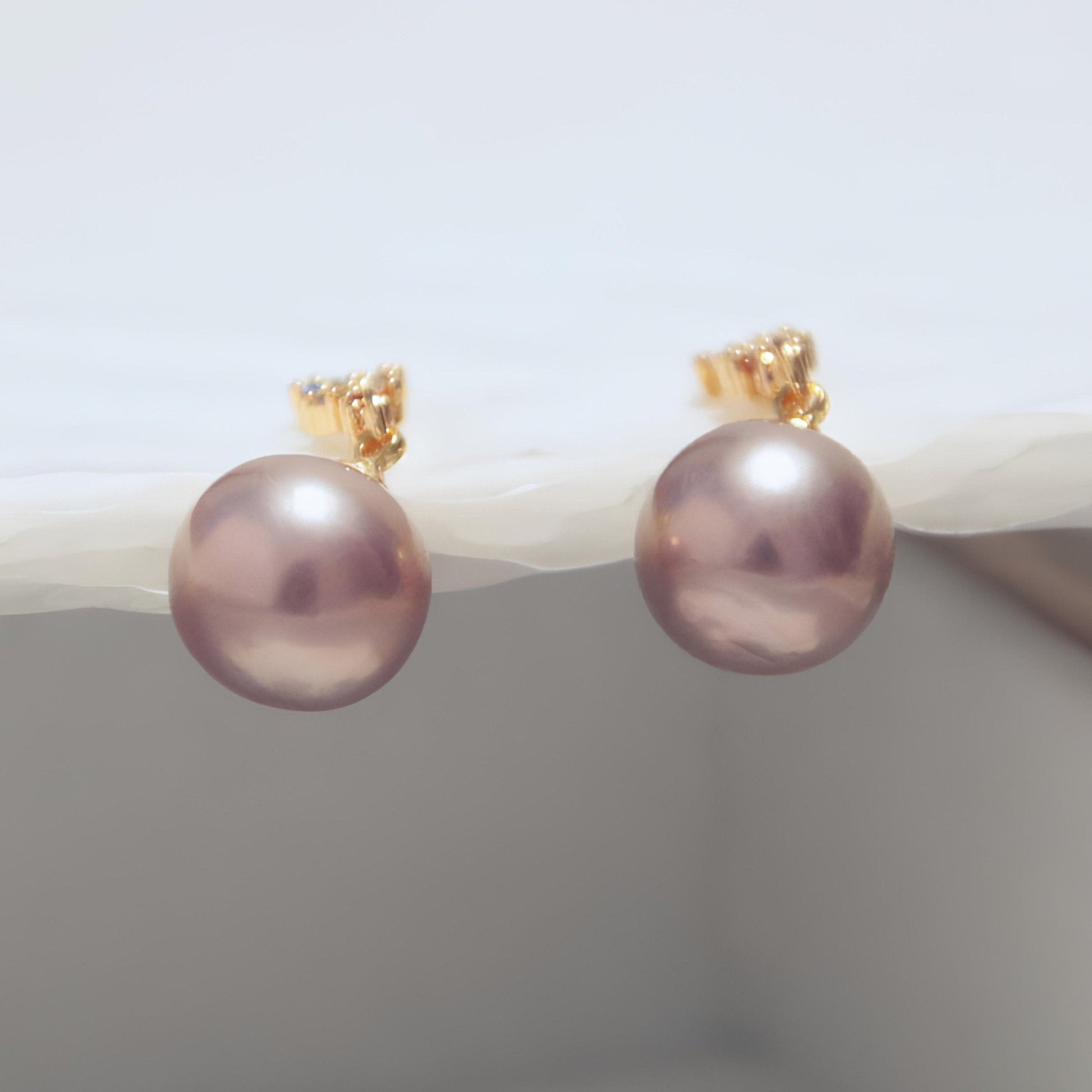 Coloured Gemstone Pearl Earrings - Tricky Lucky