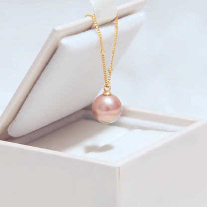 Delicate Gold - green Pearl Necklace - Tricky Lucky