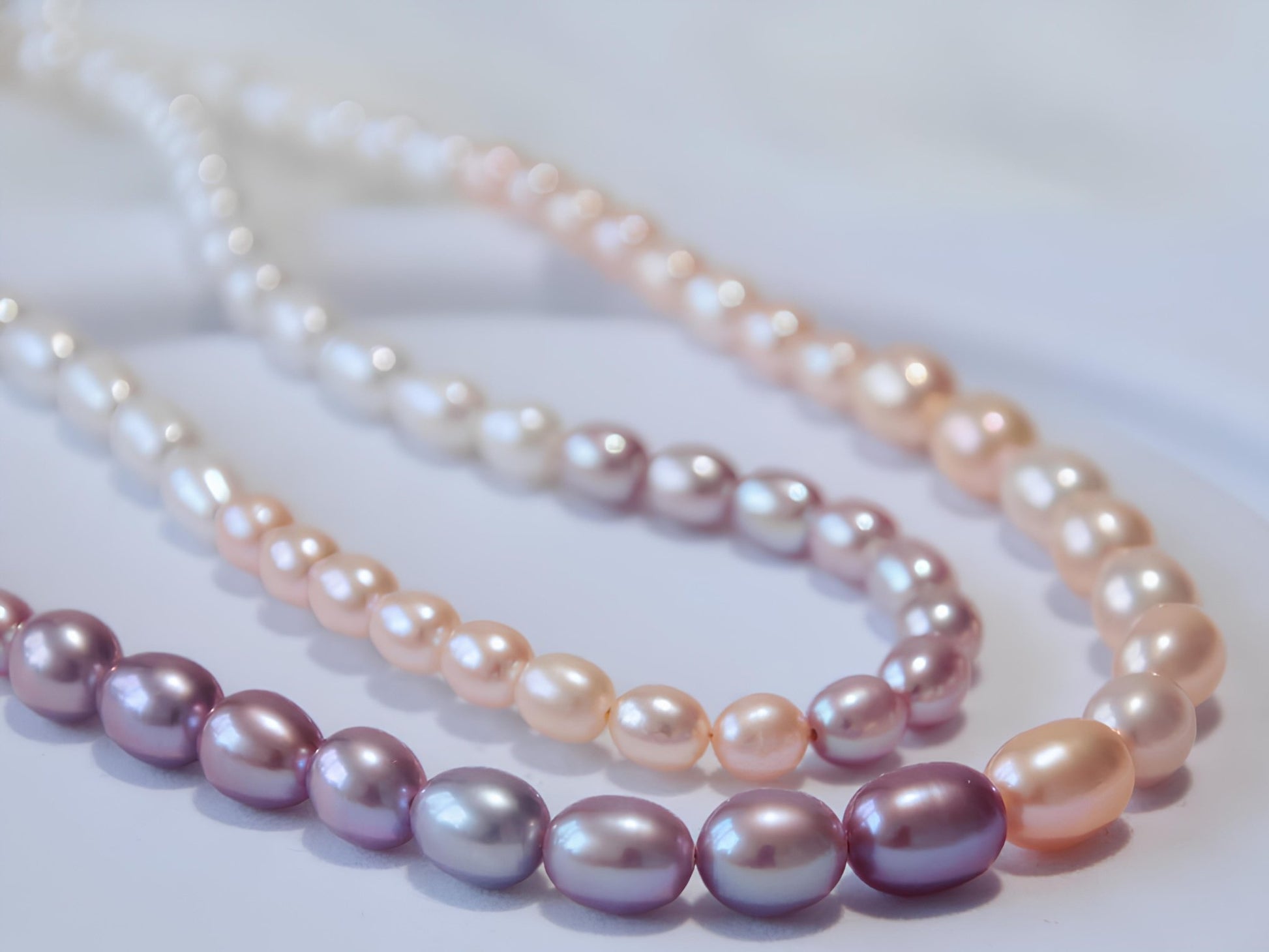 Double Layer Coloured Pearl Necklace - Tricky Lucky