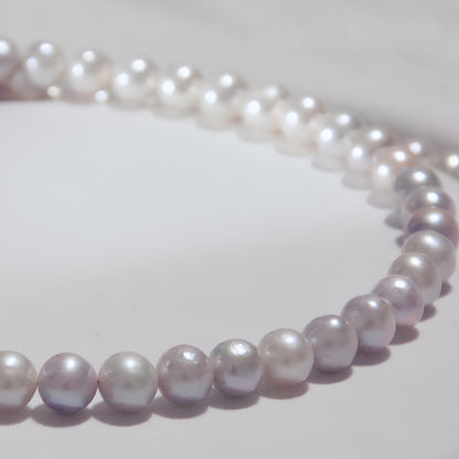 Fairy Grey and Blue Pearl Necklace - Tricky Lucky