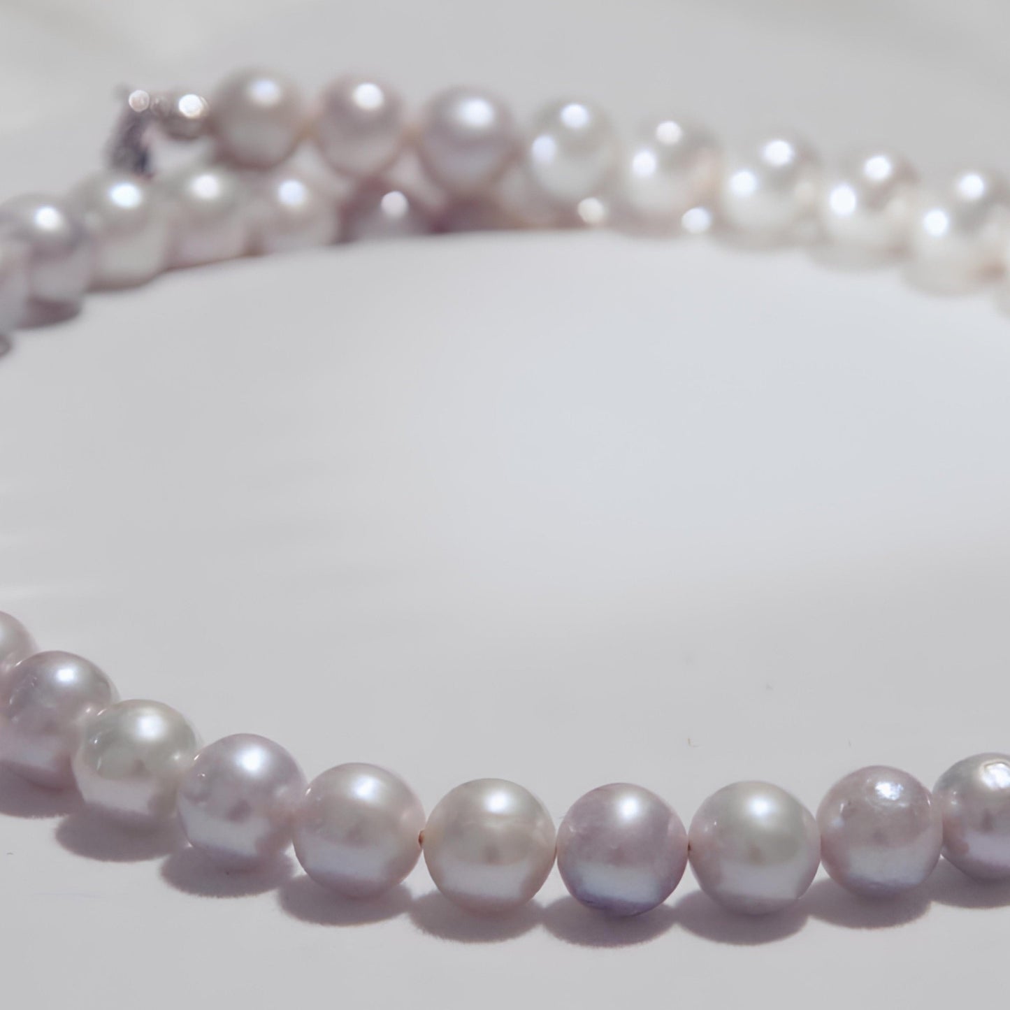 Fairy Grey and Blue Pearl Necklace - Tricky Lucky