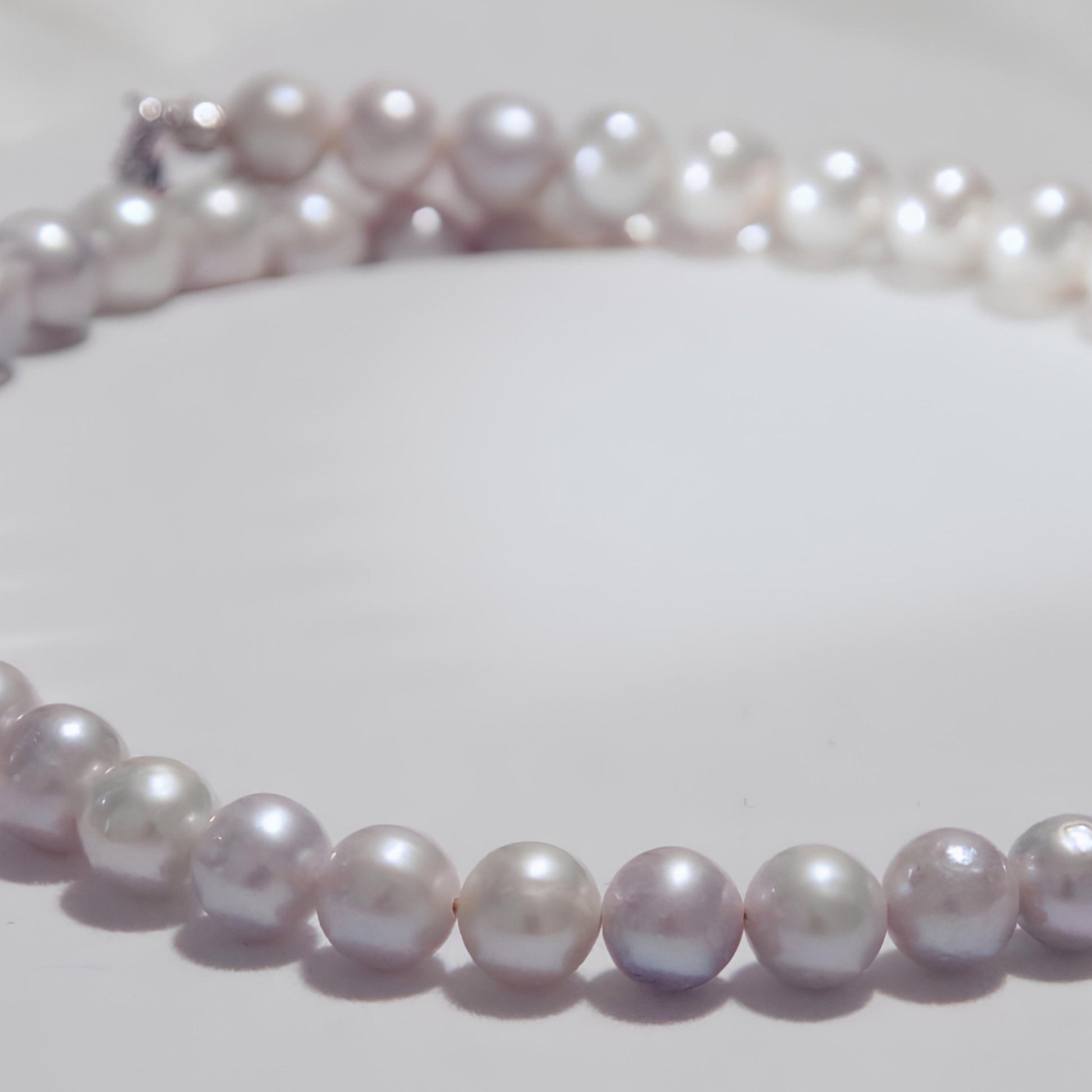 Fairy Grey and Blue Pearl Necklace - Tricky Lucky