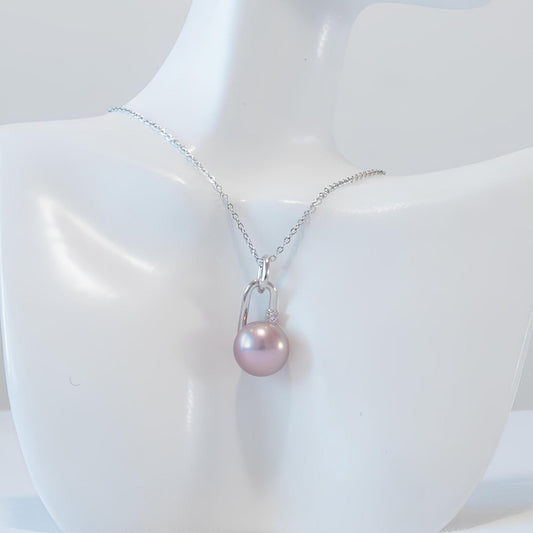 Geometric Pearl Pendant - Tricky Lucky