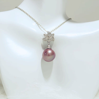 Orchid Pearl Pendant - Tricky Lucky