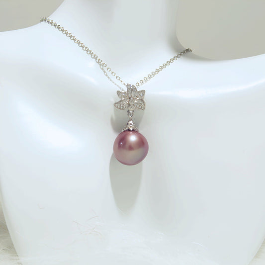 Orchid Pearl Pendant - Tricky Lucky